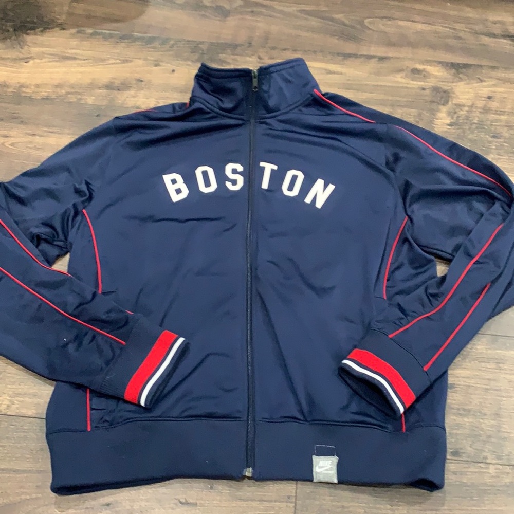 BOSTON RED SOX Nike Cooperstown Collection Track Jacket Size XL